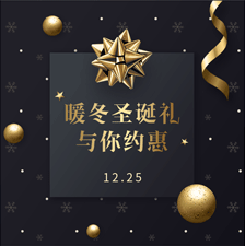【H5微传单】圣诞节高端产品促销/产品折扣